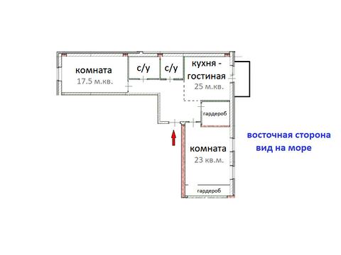 квартира по адресу Одесса, Жаботинского ул. (Пролетарская улица), 56а