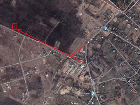 ділянка за адресою Наталії Ужвій