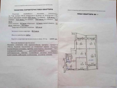квартира за адресою Перемоги просп., 65б