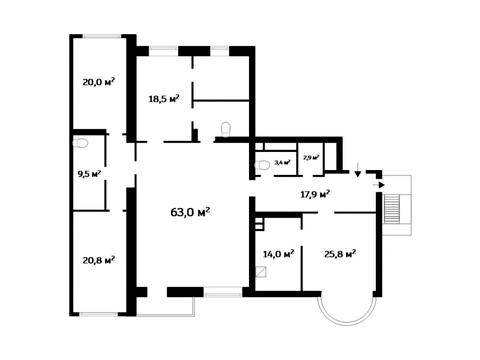 квартира по адресу Круглоуниверситетская ул., 3-5