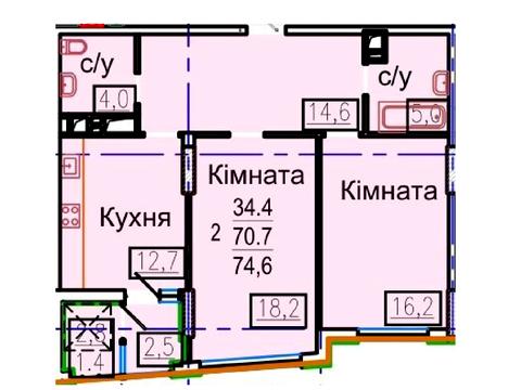 квартира за адресою Авіаційна вул., 39