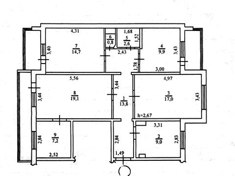квартира за адресою Рене Декарта вул. (Кулібіна), 5