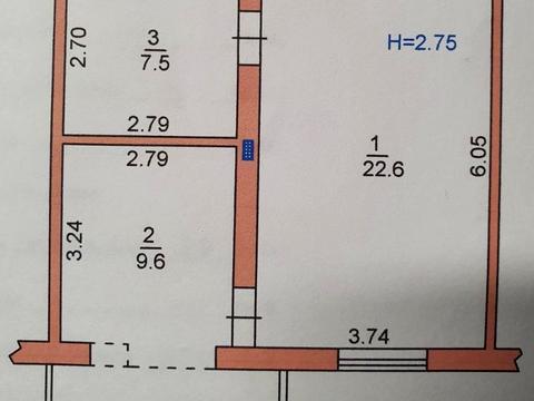 квартира за адресою Парусна вул. (Героїв Сталінграду), 1х