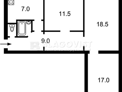 квартира по адресу Леси Украинки бульв., 28