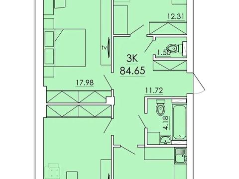квартира за адресою Академіка Сахарова вул., 9