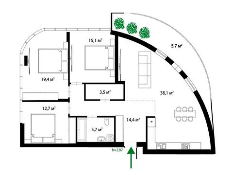 квартира за адресою Юрія Гойди вул., 10