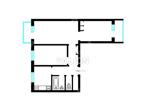 квартира по адресу Приречная ул., 17