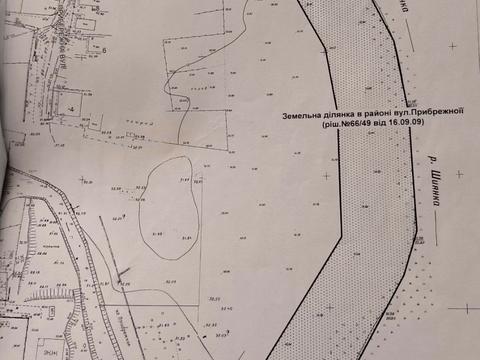 ділянка за адресою Прибережна вул.