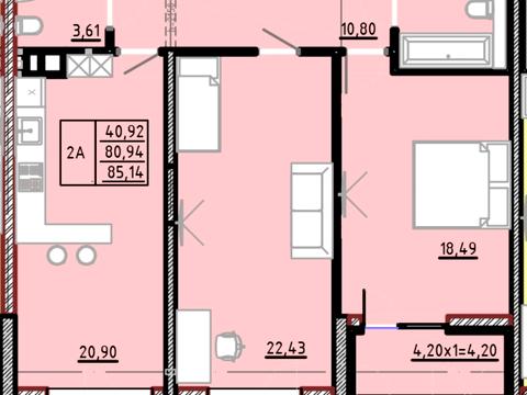 квартира по адресу Ивана Франко ул., 40