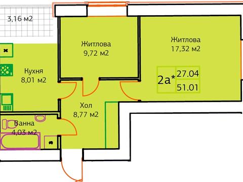 квартира по адресу Миколи Сингаївського ул. (Ново-Оскольская), 2С