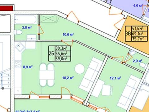 квартира за адресою Фонтанська, 118А