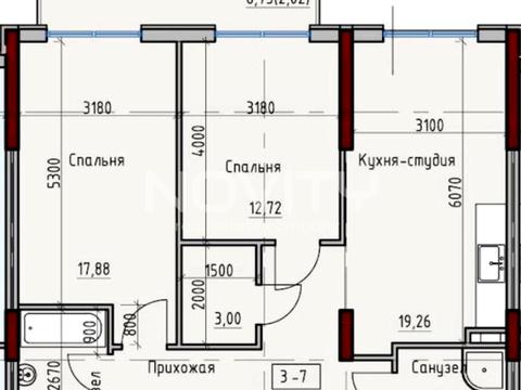 квартира по адресу Дмитриевская ул. (Дмитрия Донского), 59/2