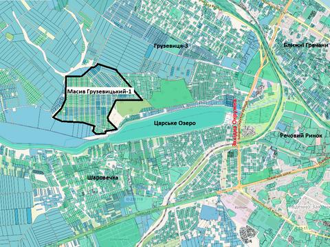 участок по адресу Затишна