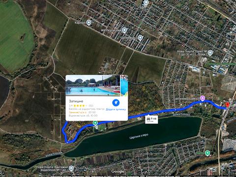 участок по адресу Затишна