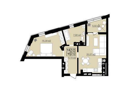 квартира за адресою Романа Дашкевича вул., 2