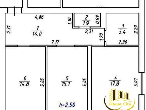 квартира за адресою Рудненська вул. (Білогорська), 8