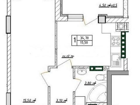 квартира по адресу Маланова пер., 3