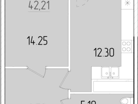 квартира по адресу Краснова ул., 1-А