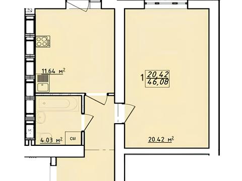 квартира по адресу Заливная ул., 12