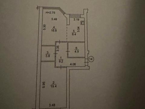 квартира по адресу Львовская ул., 1а к3
