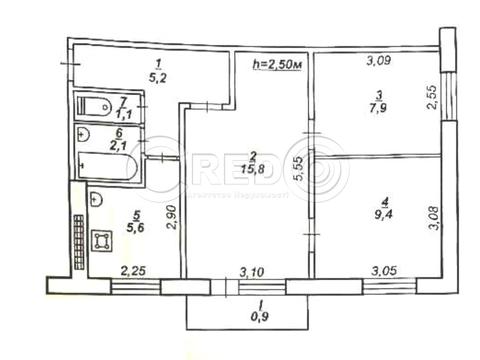 квартира по адресу Соборности ул. (Косиора), 88