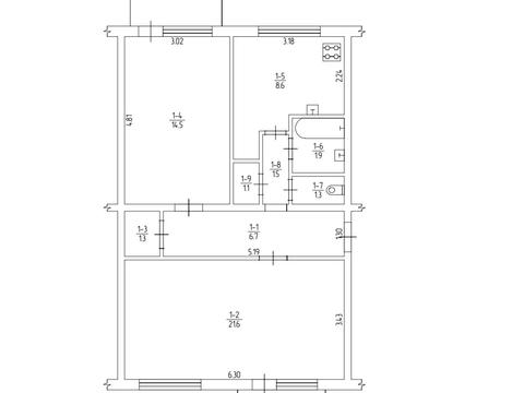 квартира за адресою Дарницький бульв., 17