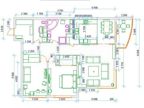 квартира по адресу Голосеевский просп. (40-летия Октября), 58-А