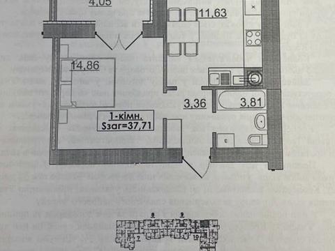 квартира по адресу Василия Симоненко ул., 23