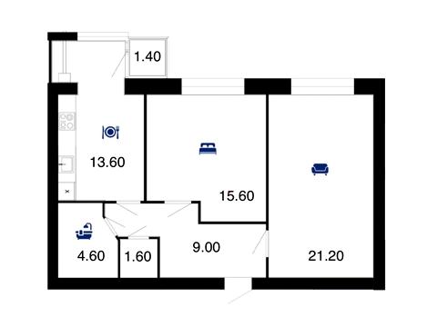 квартира за адресою Немирівське шосе, 94-Н, к.1-5