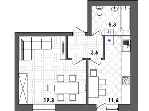 квартира по адресу Тывровское шоссе, 51Б