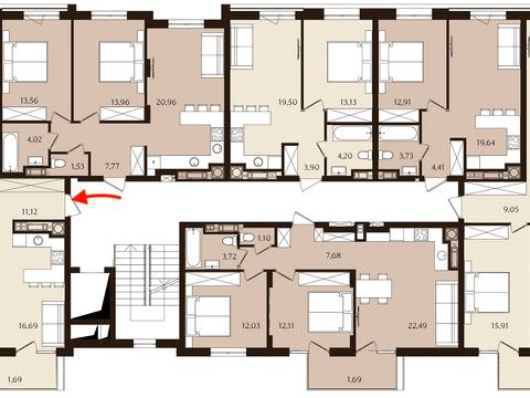 квартира по адресу Зеленая ул., 115б