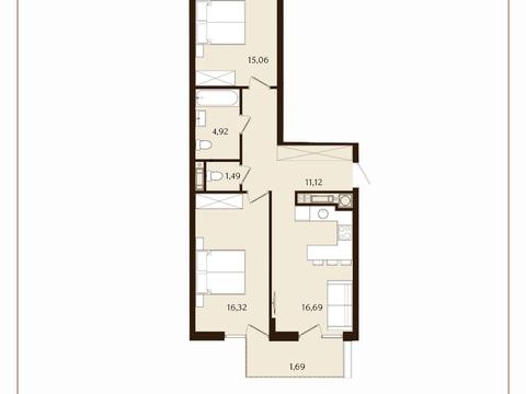 квартира по адресу Зеленая ул., 115б