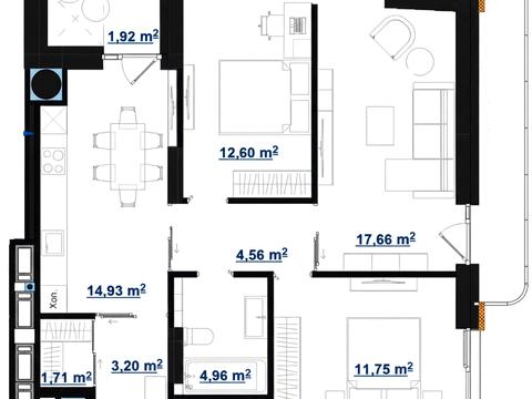 квартира за адресою Гетьмана Петра Дорошенка вул., 19-27