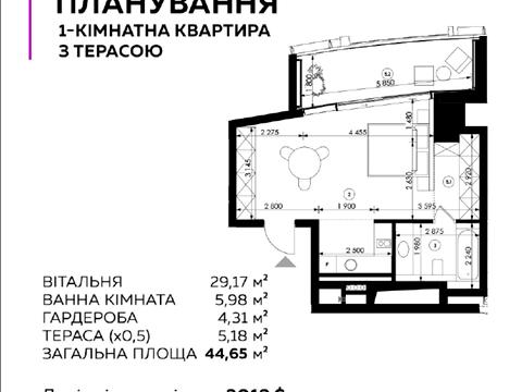 квартира за адресою Лесі Українки бульв., 7-9