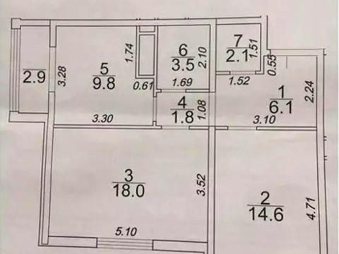 квартира по адресу Жемчужная ул., 1б