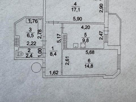 квартира по адресу Евгения Чикаленко ул., 58/1