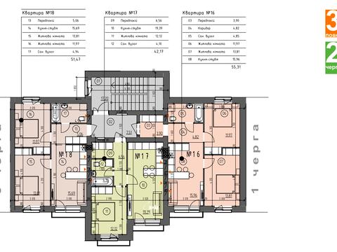 квартира по адресу Новодворская ул., 124