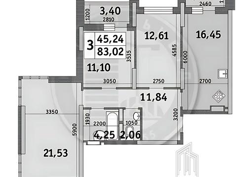 квартира за адресою Каховська вул., 62-А