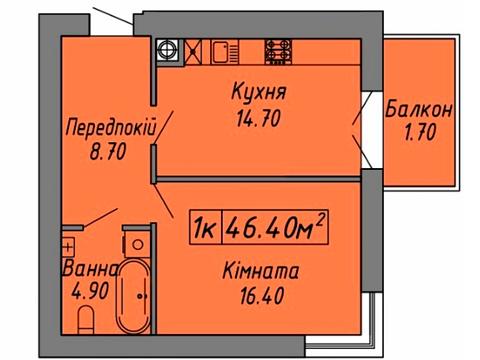 квартира за адресою Степана Бандери вул., 60