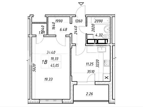 квартира по адресу Семьи Кульженков ул. (Дегтяренко Петра), 21