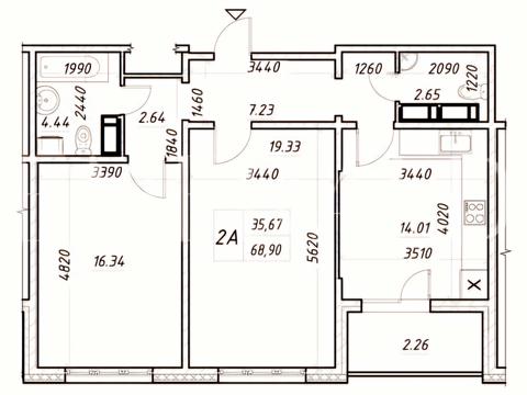 квартира за адресою Сім'ї Кульженків вул. (Петра Дегтяренка), 21