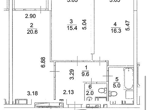 квартира по адресу Днепровская набережная ул., 17-К