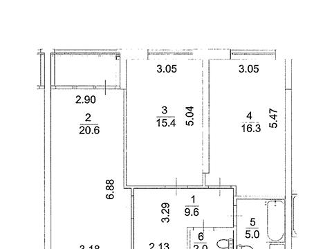 квартира по адресу Днепровская набережная ул., 17-К