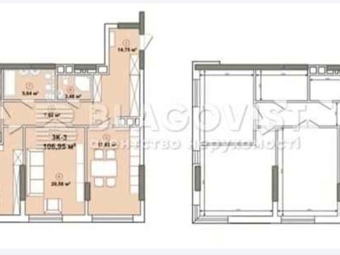 квартира по адресу Зверинецкая ул., 70-А