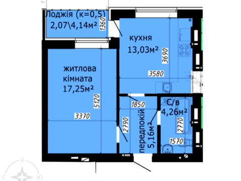 квартира по адресу Метрологическая ул., 107-Г