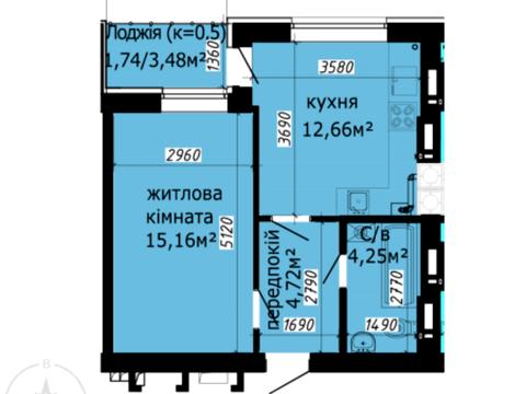 квартира по адресу Метрологическая ул., 107-Г