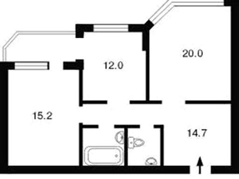 квартира по адресу Олены Пчилки ул., 2