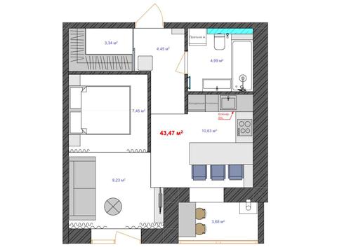 квартира за адресою Лева Ребета вул., 6б