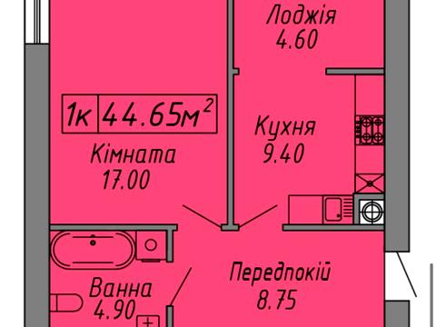 квартира за адресою Степана Бандери вул., 60
