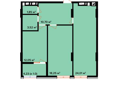 квартира по адресу Ивана Величковского ул., 62